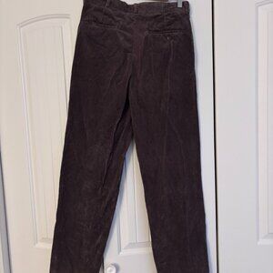 Vintage brown Corduroy pants with pleats